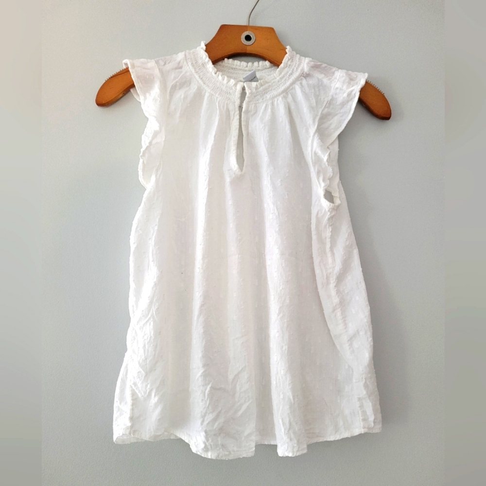 Dotted Swiss Old Navy Sleevless Blouse